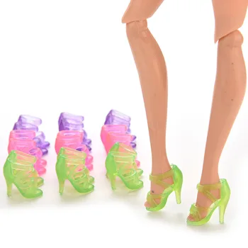 10 Pair Transparency Lovely Mini Doll Shoes Fashion Colorful Doll Accessories Shoes Heels Sandals For Dolls
10 Pair Transparency Lovely Mini Doll Shoes Fashion Colorful Doll Accessories Shoes Heels Sandals For Dolls