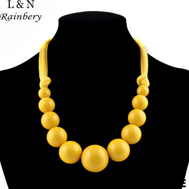 Rainbery 2019 Maxi Necklace Gradient Large Glazed Candied Acrylic Beaded &Cotton Rope Choker Statement Necklaces For Women 
Rainbery 2019 Maxi Necklace Gradient Large Glazed Candied Acrylic Beaded &Cotton Rope Choker Statement Necklaces For Women