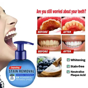 Baking Soda Intensive Stain Removal Whitening Toothpaste Fight Bleeding Gums for Brushing Teeth Refreshing Fruit Toothpaste
Baking Soda Intensive Stain Removal Whitening Toothpaste Fight Bleeding Gums for Brushing Teeth Refreshing Fruit Toothpaste