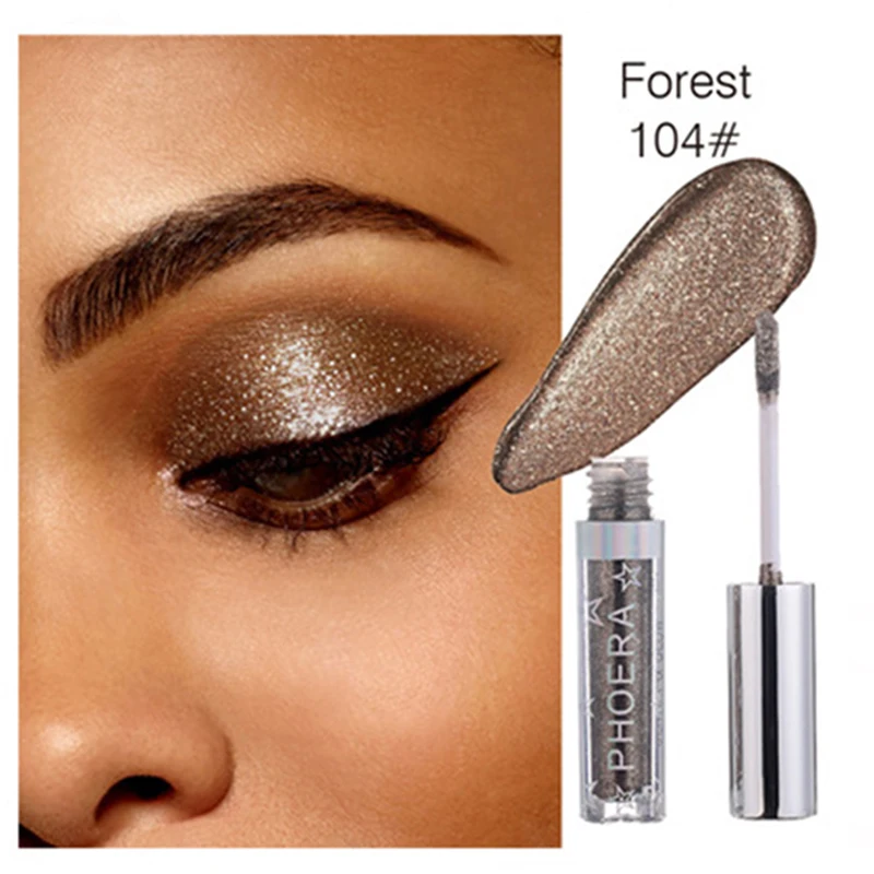 PHOERA Waterproof Liquid Eyeshadow Metallic Diamond Pearly Watery Eyeshadow Sparkling Party Radiant glitter eyeshadow TSLM1
PHOERA Waterproof Liquid Eyeshadow Metallic Diamond Pearly Watery Eyeshadow Sparkling Party Radiant glitter eyeshadow TSLM1