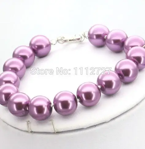 Intimate Accessories Christmas Gifts 10mm Round Purple Glass Pearl Beads Bracelet Fashionable Jewelry Making Design For Women Sh
Intimate Accessories Christmas Gifts 10mm Round Purple Glass Pearl Beads Bracelet Fashionable Jewelry Making Design For Women Sh