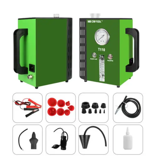 MR CARTOOL T110 Car Smoke Generator Vehicle Pipe Leakage Detector Smoke Maker Diagnostic Auto 12V DC Smokes Machine Cars
MR CARTOOL T110 Car Smoke Generator Vehicle Pipe Leakage Detector Smoke Maker Diagnostic Auto 12V DC Smokes Machine Cars