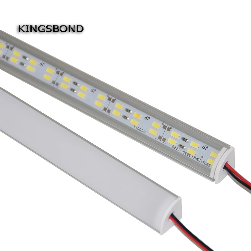 5PCS 50CM DC12V double LED Bar light 5630 With PC cover 72leds Rigid light hard strip corner lled aluminum profile
5PCS 50CM DC12V double LED Bar light 5630 With PC cover 72leds Rigid light hard strip corner lled aluminum profile