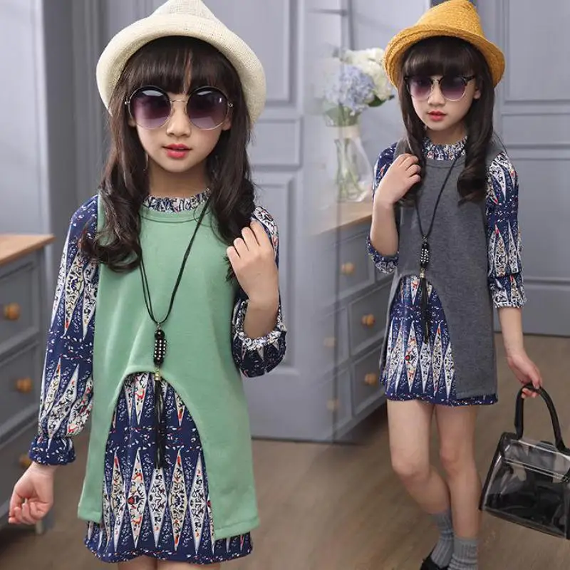 New 2020 Spring Children Clothing Sets Girls Costume Cotton 2 Pcs Clothes Kids Suit Sweater + Long Sleeve Dress Ensemble Fille
New 2020 Spring Children Clothing Sets Girls Costume Cotton 2 Pcs Clothes Kids Suit Sweater + Long Sleeve Dress Ensemble Fille