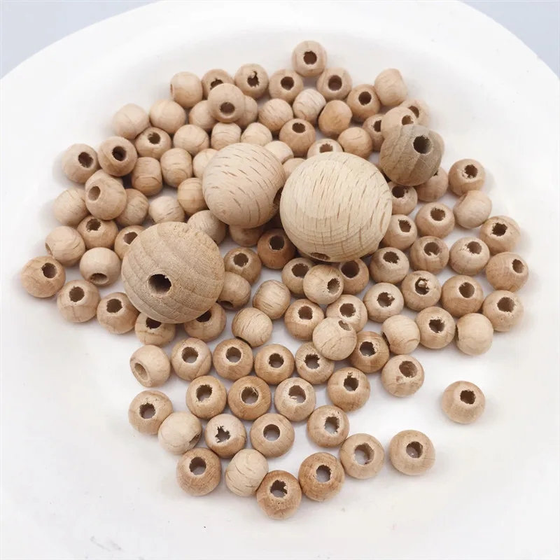 Beech Wooden 8-20mm Round Beads Ecofriendly Beech DIY Craft Jewelry Accessories Nursing Chewing Round Silicone Beads Necklace
Beech Wooden 8-20mm Round Beads Ecofriendly Beech DIY Craft Jewelry Accessories Nursing Chewing Round Silicone Beads Necklace