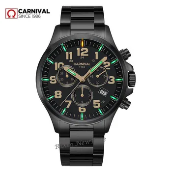 Chronograph T25 Tritium Luminous stop watch men luxury brand Ronda quartz men watches full steel clock erkek kol saati reloj uhr
Chronograph T25 Tritium Luminous stop watch men luxury brand Ronda quartz men watches full steel clock erkek kol saati reloj uhr