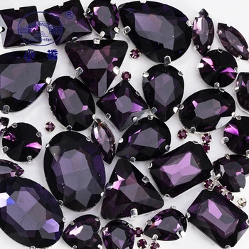 Dark Purple Flatback Loose Rhinestones For Clothing Diy Colorful Sew On Gems Mixed Shape Decorative Rhinestones With Claw S049
Dark Purple Flatback Loose Rhinestones For Clothing Diy Colorful Sew On Gems Mixed Shape Decorative Rhinestones With Claw S049