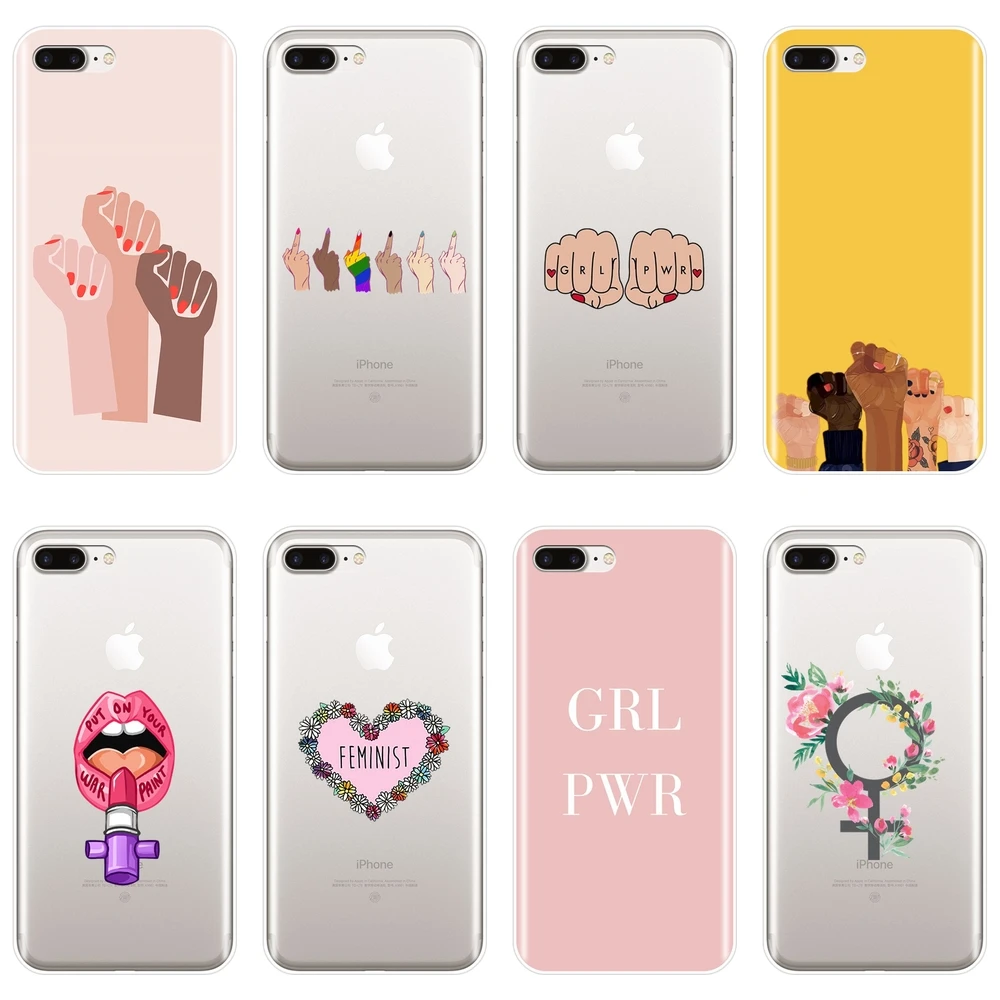 Feminist Girl Power Women Back Cover For Apple iPhone X XR XS MAX 8 7 6S 6 S Soft Phone Case Silicone For iPhone 8 7 6S 6 S Plus
Feminist Girl Power Women Back Cover For Apple iPhone X XR XS MAX 8 7 6S 6 S Soft Phone Case Silicone For iPhone 8 7 6S 6 S Plus