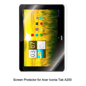 Clear LCD PET Film Anti-Scratch / Touch Responsive Screen Protector Cover for Acer Iconia Tab A200 Tablet Accessories
Clear LCD PET Film Anti-Scratch / Touch Responsive Screen Protector Cover for Acer Iconia Tab A200 Tablet Accessories