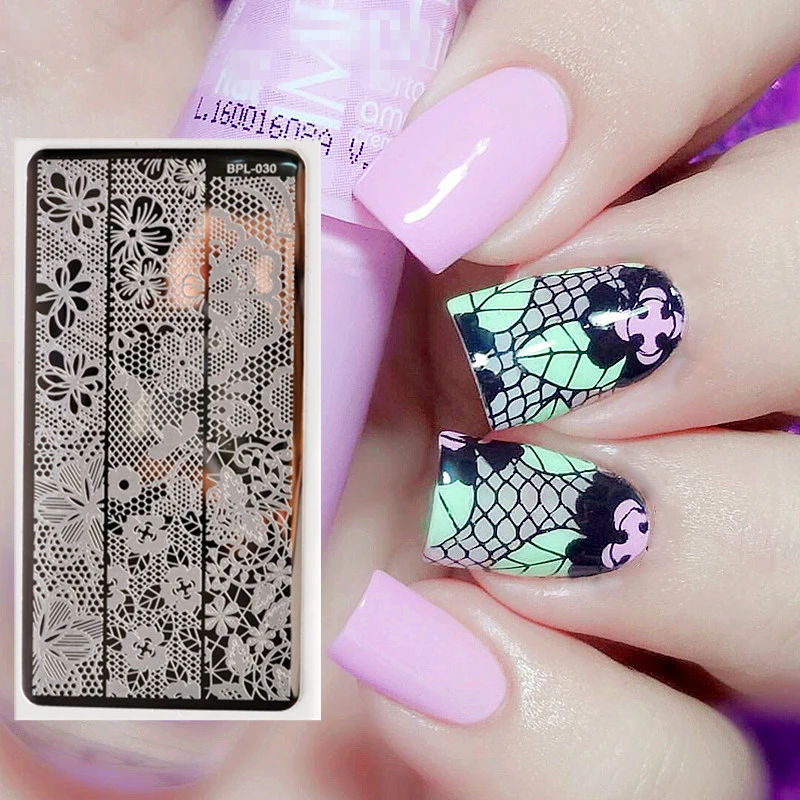 BORN PRETTY Nail Stamping Plates Hollow Lace Nail Art Stamp Template Image Plate Manicure Decoration BP-L030
BORN PRETTY Nail Stamping Plates Hollow Lace Nail Art Stamp Template Image Plate Manicure Decoration BP-L030