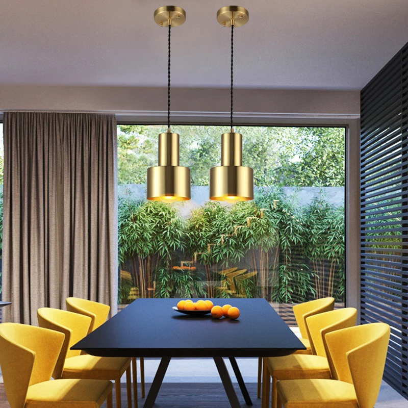 Nordic Gold Bronze Pendant Light Postmodern Minimalist Restaurant Pendant Lamps Antique Metal Hanging Lamp Lighting
Nordic Gold Bronze Pendant Light Postmodern Minimalist Restaurant Pendant Lamps Antique Metal Hanging Lamp Lighting