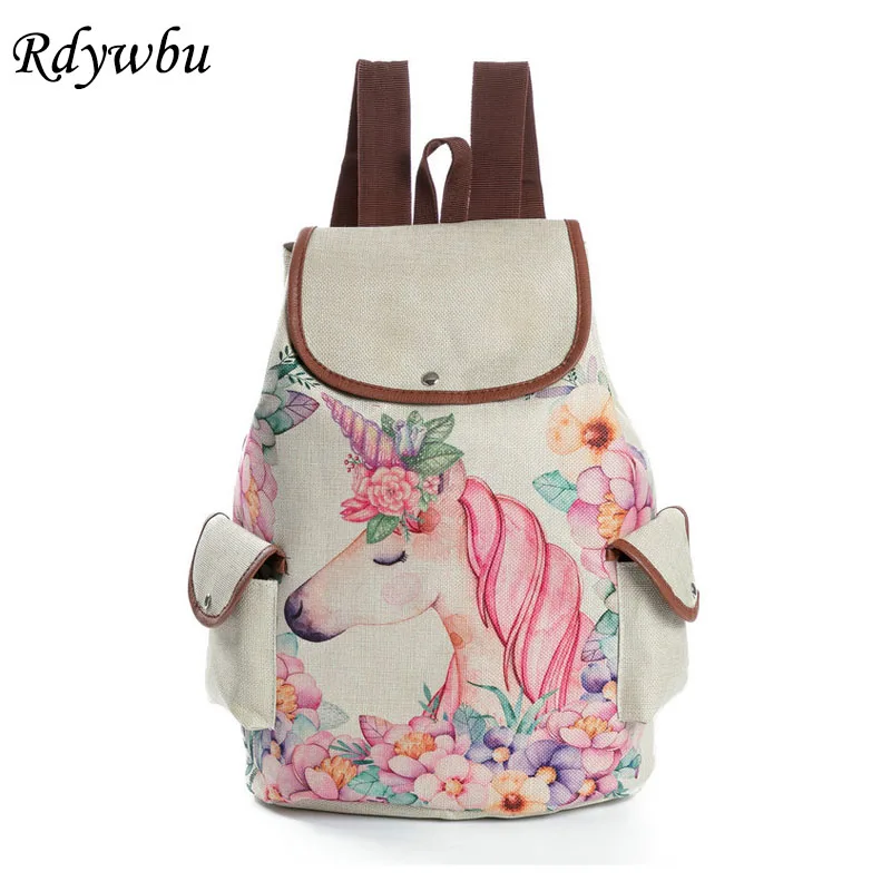 Rdywbu Unicorn Flower Printed Drawstring Backpack Women Big Casual Canvas Travel Bag Book Rucksack Girls Cartoon School Bag B666
Rdywbu Unicorn Flower Printed Drawstring Backpack Women Big Casual Canvas Travel Bag Book Rucksack Girls Cartoon School Bag B666