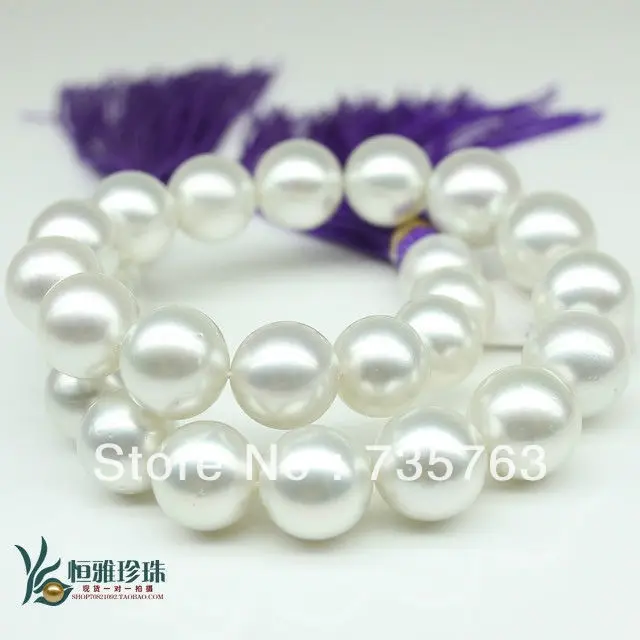 HOT N7 HUGE 18"12-14MM NATURAL SOUTH SEA PERFECT GENUINE WHITE PEARL NECKLACE 14K | Украшения и аксессуары