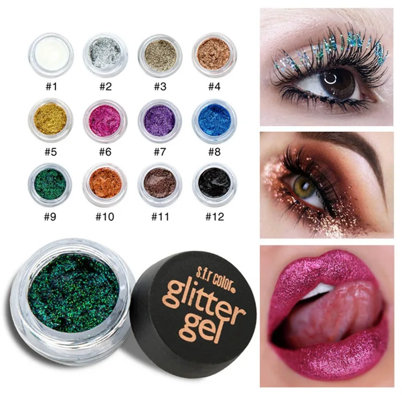 Cosmetic Face Body Glitter Paste Cream Makeup Shimmer Gold Silver Diamond Highlighter Gel Hair Paint Cosmetic Party 12 colors
Cosmetic Face Body Glitter Paste Cream Makeup Shimmer Gold Silver Diamond Highlighter Gel Hair Paint Cosmetic Party 12 colors
