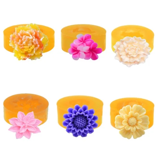 Silicone Mold 6 styles Flowers Mold Fondant mould Sunflower &Carnation &Plumeria Sugarcraft Candy Chocolate Resin Clay molds
Silicone Mold 6 styles Flowers Mold Fondant mould Sunflower &Carnation &Plumeria Sugarcraft Candy Chocolate Resin Clay molds