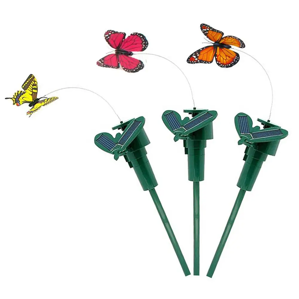 3Pcs Solar Powered Flying Fluttering Fake Butterfly Stake Garden Ornament Decor New
3Pcs Solar Powered Flying Fluttering Fake Butterfly Stake Garden Ornament Decor New