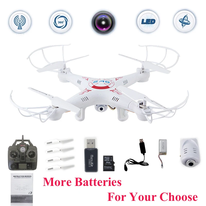 X5C -1 Quadcopter Drones With Camera HD Quadrocopter RC Helicopter Profissional Dron 2.4G 6 axis Helicoptero
X5C -1 Quadcopter Drones With Camera HD Quadrocopter RC Helicopter Profissional Dron 2.4G 6 axis Helicoptero
