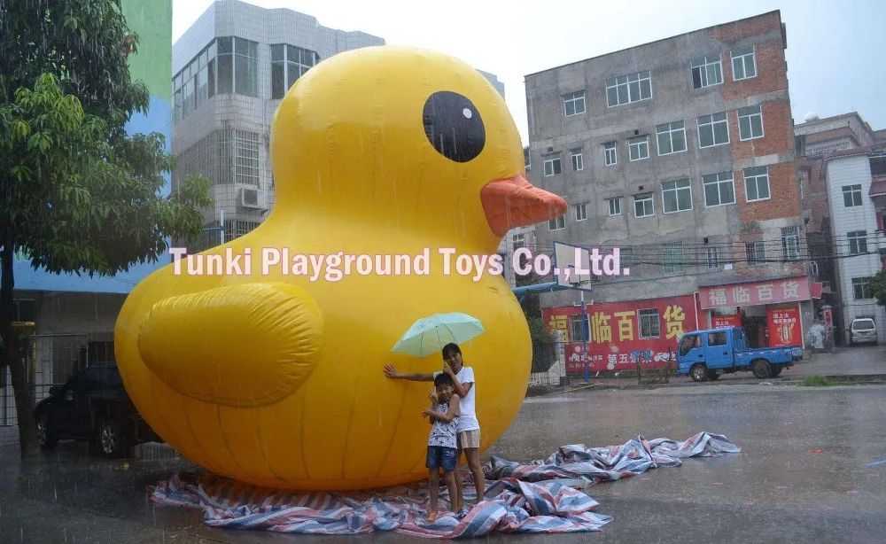 4 Meters Advertisement Yellow Duck Used On Water