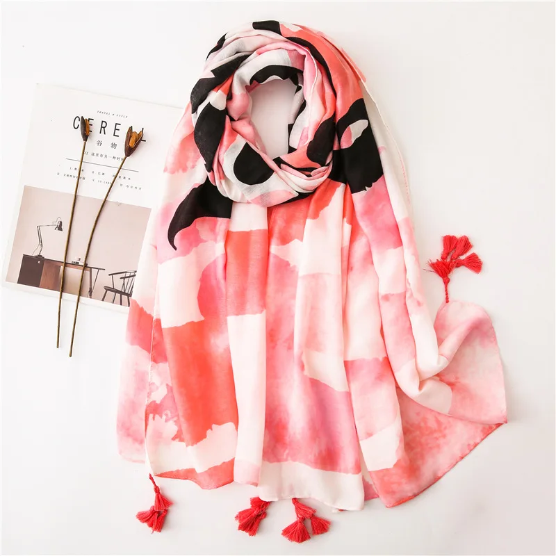 Women Scarf Warm pink letter marshmallows Viscose Shawl Scarf Lady Kids Fashion Print Soft Pashmina Stole Wrap Snood
Women Scarf Warm pink letter marshmallows Viscose Shawl Scarf Lady Kids Fashion Print Soft Pashmina Stole Wrap Snood