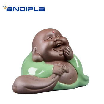 Lucky Cute Smile Buddha Statue Purple Clay Figurine / Chinese Style Zen Sculpture Crafts Home Decor Ornaments Boutique As Gifts
Lucky Cute Smile Buddha Statue Purple Clay Figurine / Chinese Style Zen Sculpture Crafts Home Decor Ornaments Boutique As Gifts