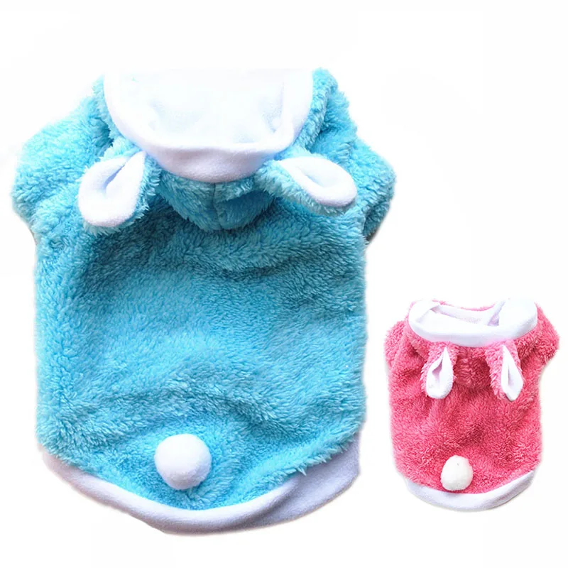 Cute Pet Clothes Puppy Dog Costume Winter Thicken Warm Fleece Dog Hoody Coat Sweet Rabbit Costume for Small Dogs Cats XS S M L
Cute Pet Clothes Puppy Dog Costume Winter Thicken Warm Fleece Dog Hoody Coat Sweet Rabbit Costume for Small Dogs Cats XS S M L
