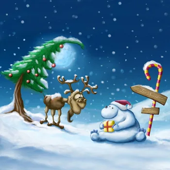 Cartoon Christmas Photography Backdrops for Studio Snowman Wapiti Light Blue Sky Children Photo Background 150cm*200cm
Cartoon Christmas Photography Backdrops for Studio Snowman Wapiti Light Blue Sky Children Photo Background 150cm*200cm