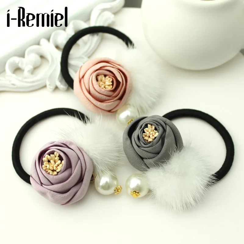i-Remiel Korean Hair Mink Rubber Band Hair String Hairpin Clip Cloth Art Fabric Flower Pearl Sweet Cute Wedding Hair Accessories
i-Remiel Korean Hair Mink Rubber Band Hair String Hairpin Clip Cloth Art Fabric Flower Pearl Sweet Cute Wedding Hair Accessories
