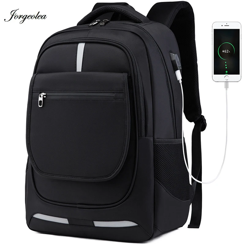 Jorgeolea Men Waterproof Nylon Student Shoulders Backpack USB Charging Backpack High Quality Business Travel Shoulders Bag N0306
Jorgeolea Men Waterproof Nylon Student Shoulders Backpack USB Charging Backpack High Quality Business Travel Shoulders Bag N0306