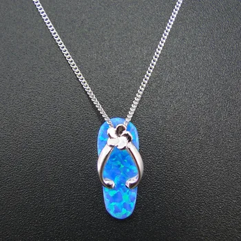 100% 925 Sterling Silver Jewelry High Quality Women Pendants Flip flop Pendants Blue Fire Opal Pendants for Women Without chain
100% 925 Sterling Silver Jewelry High Quality Women Pendants Flip flop Pendants Blue Fire Opal Pendants for Women Without chain
