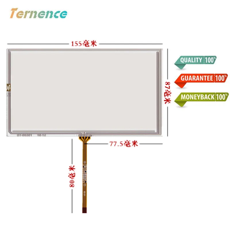 New 6.2''inch Touchscreen for hsd062idw1 TM062RDH01 Automotive In-car panel DVD navigation GPS LCD touch panel Glass 155*87mm
New 6.2''inch Touchscreen for hsd062idw1 TM062RDH01 Automotive In-car panel DVD navigation GPS LCD touch panel Glass 155*87mm
