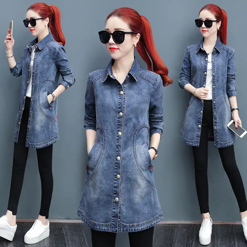 new jeans top for girl 2018