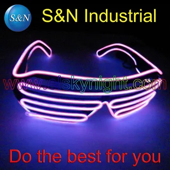 Cool!! Pink Sound activated El Wire Glow Shutter Light Up Shades glasses EDM EDC Rave Party Bar DJ Sunglasses Music-Box
Cool!! Pink Sound activated El Wire Glow Shutter Light Up Shades glasses EDM EDC Rave Party Bar DJ Sunglasses Music-Box