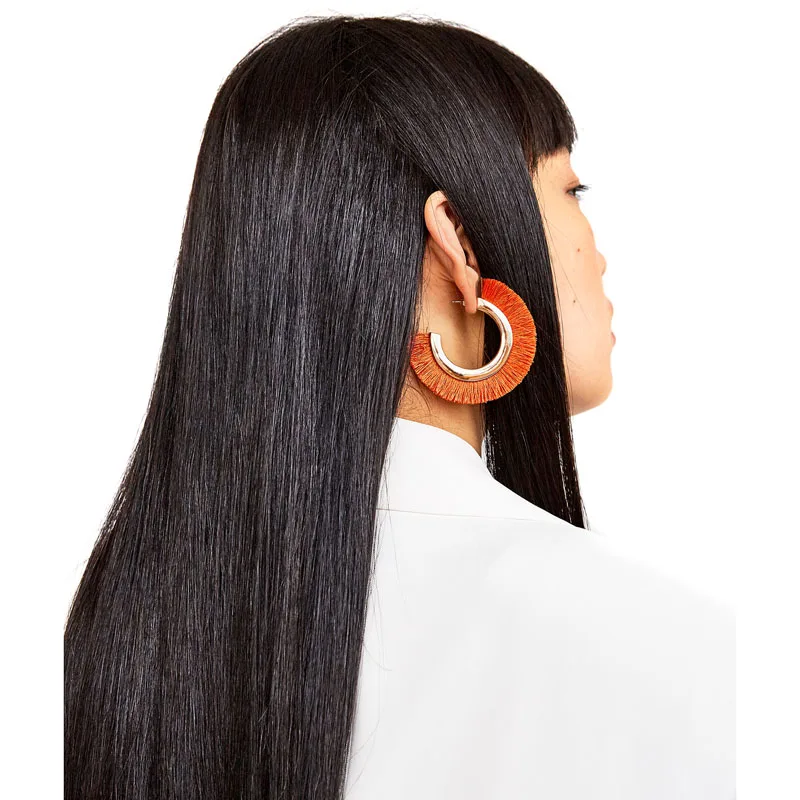 JURAN 2019 New Arrival Bohemia Fashion Statement Jewelry Cotton Taseel Hoop Earring 6 Colors Earring For Women Wholesale J50079
JURAN 2019 New Arrival Bohemia Fashion Statement Jewelry Cotton Taseel Hoop Earring 6 Colors Earring For Women Wholesale J50079
