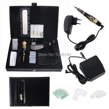 Wholesale High Quality Permanent Makeup Kit Professional Tattoo Eyebrow Machine pen Power Supply Free shipping
Wholesale High Quality Permanent Makeup Kit Professional Tattoo Eyebrow Machine pen Power Supply Free shipping
