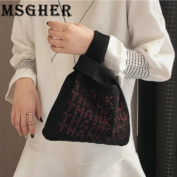 MSGHER Thank you sequins Bags Women Small Tote Bags Crystal Bling bling Fashion Lady Bucket Handbags Vest Girls Glitter Purses 
MSGHER Thank you sequins Bags Women Small Tote Bags Crystal Bling bling Fashion Lady Bucket Handbags Vest Girls Glitter Purses
