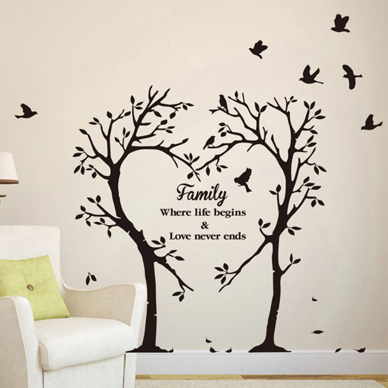 Huge Tree Wall Decal Kids Room Decoration Wall Art Viny Removable Wall Sticker Family Love Heart Tree Stickers Home Decor
Huge Tree Wall Decal Kids Room Decoration Wall Art Viny Removable Wall Sticker Family Love Heart Tree Stickers Home Decor