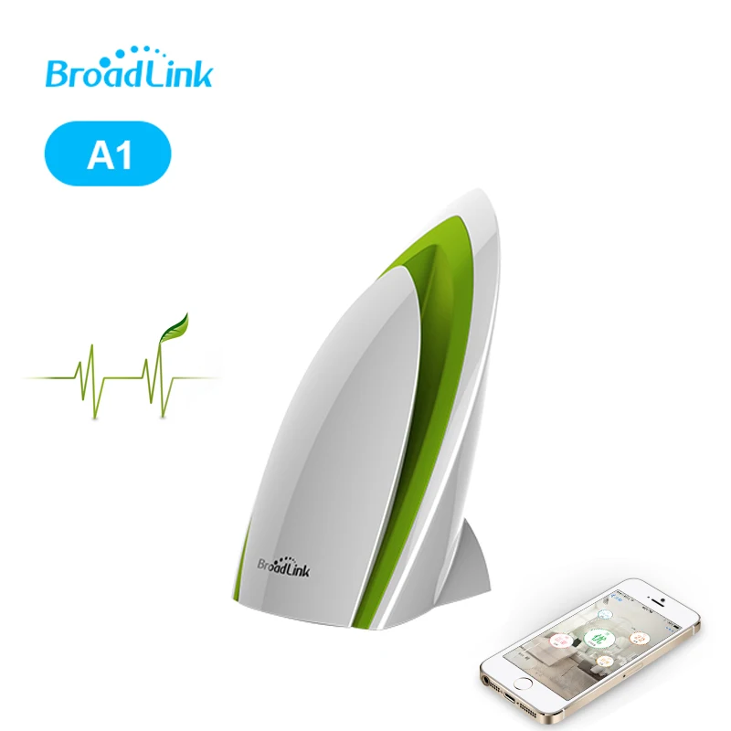 Broadlink A1 E-Air Quality Detector Filter Testing Air Humidity PM2.5 Remote Control by WIFI/Infrared Home Automation EU plug
Broadlink A1 E-Air Quality Detector Filter Testing Air Humidity PM2.5 Remote Control by WIFI/Infrared Home Automation EU plug
