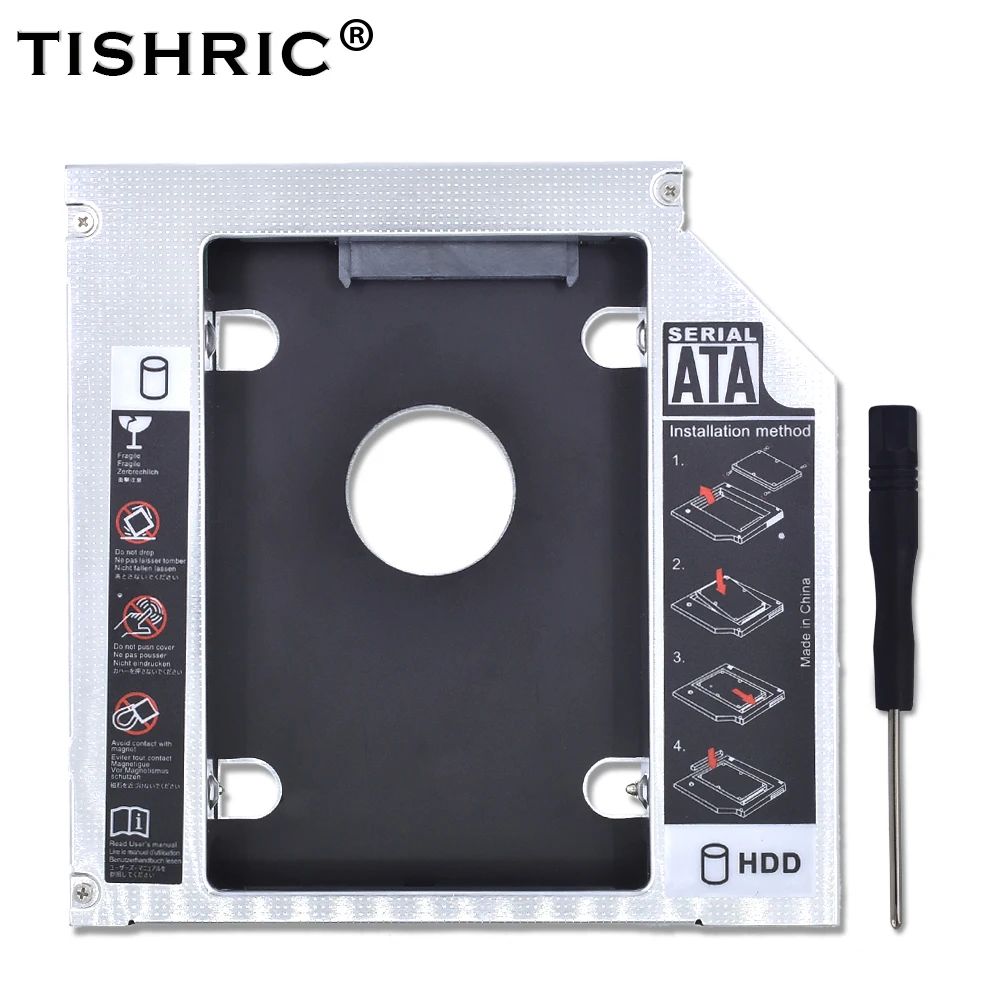 TISHRIC 2018 Limited Promotion Aluminum12.7mm IDE 2nd HDD Caddy for Notebook ODD DVD-ROM Optibay 2.5 Inch SSD Case Enclosure
TISHRIC 2018 Limited Promotion Aluminum12.7mm IDE 2nd HDD Caddy for Notebook ODD DVD-ROM Optibay 2.5 Inch SSD Case Enclosure