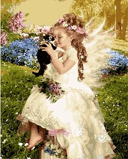 MaHuaf-X597 Angel girl canvas painting by numbers painting diy hand painted picture oil painting on canvas for home decor 40x50
MaHuaf-X597 Angel girl canvas painting by numbers painting diy hand painted picture oil painting on canvas for home decor 40x50