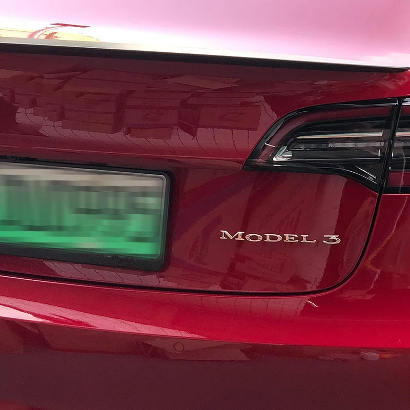 1 шт. эмблема для модели автомобиля Tesla Model 3 | Автомобили и мотоциклы