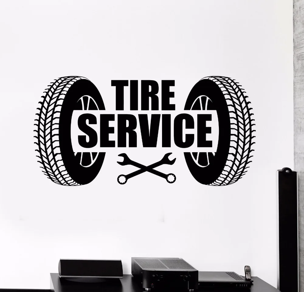 New Vinyl Wall Decal Car Tire Service Logo Wall Sticker Car Repair Garage Wall Art Mural Decoration Car Service Wallpaper
New Vinyl Wall Decal Car Tire Service Logo Wall Sticker Car Repair Garage Wall Art Mural Decoration Car Service Wallpaper
