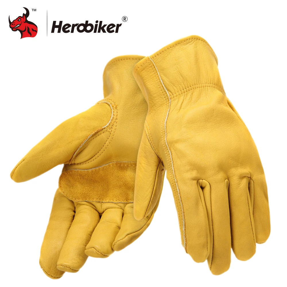 HEROBIKER Genuine Sheepskin Leather Motorcycle Gloves Men Motorbike Full Finger Gloves Retro Motocross Moto Gloves Guantes Moto
HEROBIKER Genuine Sheepskin Leather Motorcycle Gloves Men Motorbike Full Finger Gloves Retro Motocross Moto Gloves Guantes Moto