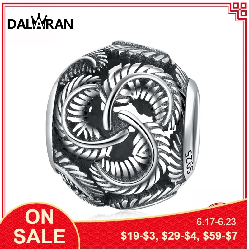 DALARAN 925 Sterling Silver Retro Wing Clear CZ Beads Fit Charm Necklace Bracelet Beads Jewelry Gift DIY
DALARAN 925 Sterling Silver Retro Wing Clear CZ Beads Fit Charm Necklace Bracelet Beads Jewelry Gift DIY