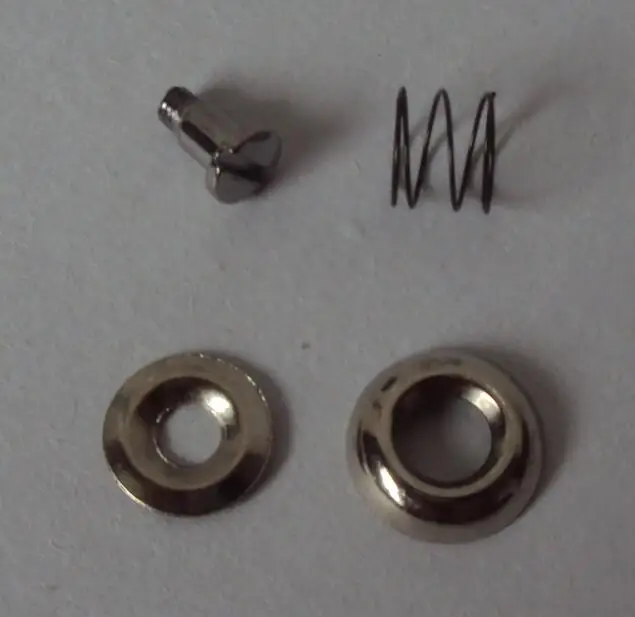 KF250250 KF250241 KF250220 KF250231 Thread Trap Pin + Spring + Disk + Washer Barudan embroidery machine spare parts store 736750
KF250250 KF250241 KF250220 KF250231 Thread Trap Pin + Spring + Disk + Washer Barudan embroidery machine spare parts store 736750