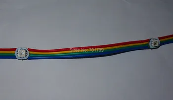 

100pcs pre-soldered APA102C-5050 full color led with heatsink(10mm*3mm);DC5V input;5cm wire spacing;with color wire