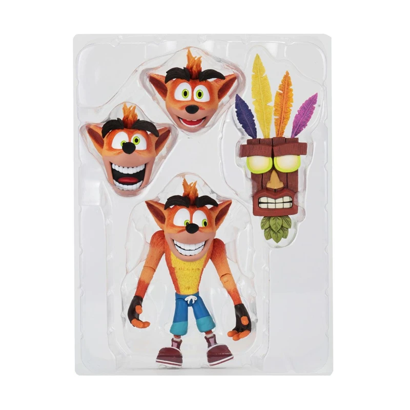 NECA Crash Bandicoot Deiuxe Fingure With Aku Aku Mask Action Figures Toy Doll Brinquedos Figurals Collection Model Gift
NECA Crash Bandicoot Deiuxe Fingure With Aku Aku Mask Action Figures Toy Doll Brinquedos Figurals Collection Model Gift