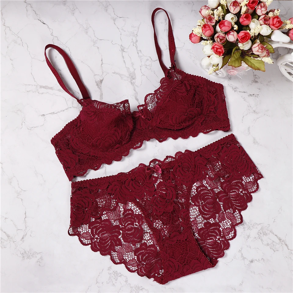 2018 high quality thin bra and panties large size underwear women set transparent plus size feminino
2018 high quality thin bra and panties large size underwear women set transparent plus size feminino