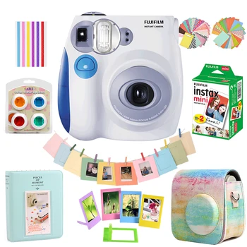 Fujifilm Instax Mini 7s Instant Camera + 20 Sheets Instax Mini White Film Paper + Cover Bag + 64 Pockets Album +10-IN-1 Kits
Fujifilm Instax Mini 7s Instant Camera + 20 Sheets Instax Mini White Film Paper + Cover Bag + 64 Pockets Album +10-IN-1 Kits