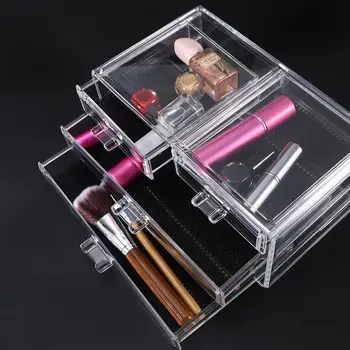 Acrylic 3-Layer 4-Drwaer Clear Acrylic Cosmetic Organizer Makeup Storage Boxes Organizer Drawer Jewelry Boxes Lipstick Cases
Acrylic 3-Layer 4-Drwaer Clear Acrylic Cosmetic Organizer Makeup Storage Boxes Organizer Drawer Jewelry Boxes Lipstick Cases
