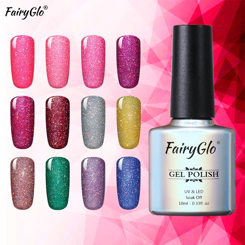 FairyGlo Nail Gel 10ML Neon UV LED Soak Off Semi Permanet Bling Gel Nail Polish Lucky Lacquer Hybrid Varnish Long Last Nail Glue
FairyGlo Nail Gel 10ML Neon UV LED Soak Off Semi Permanet Bling Gel Nail Polish Lucky Lacquer Hybrid Varnish Long Last Nail Glue